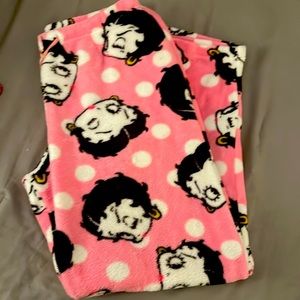 Betty Boop Size Medium pajama pants-